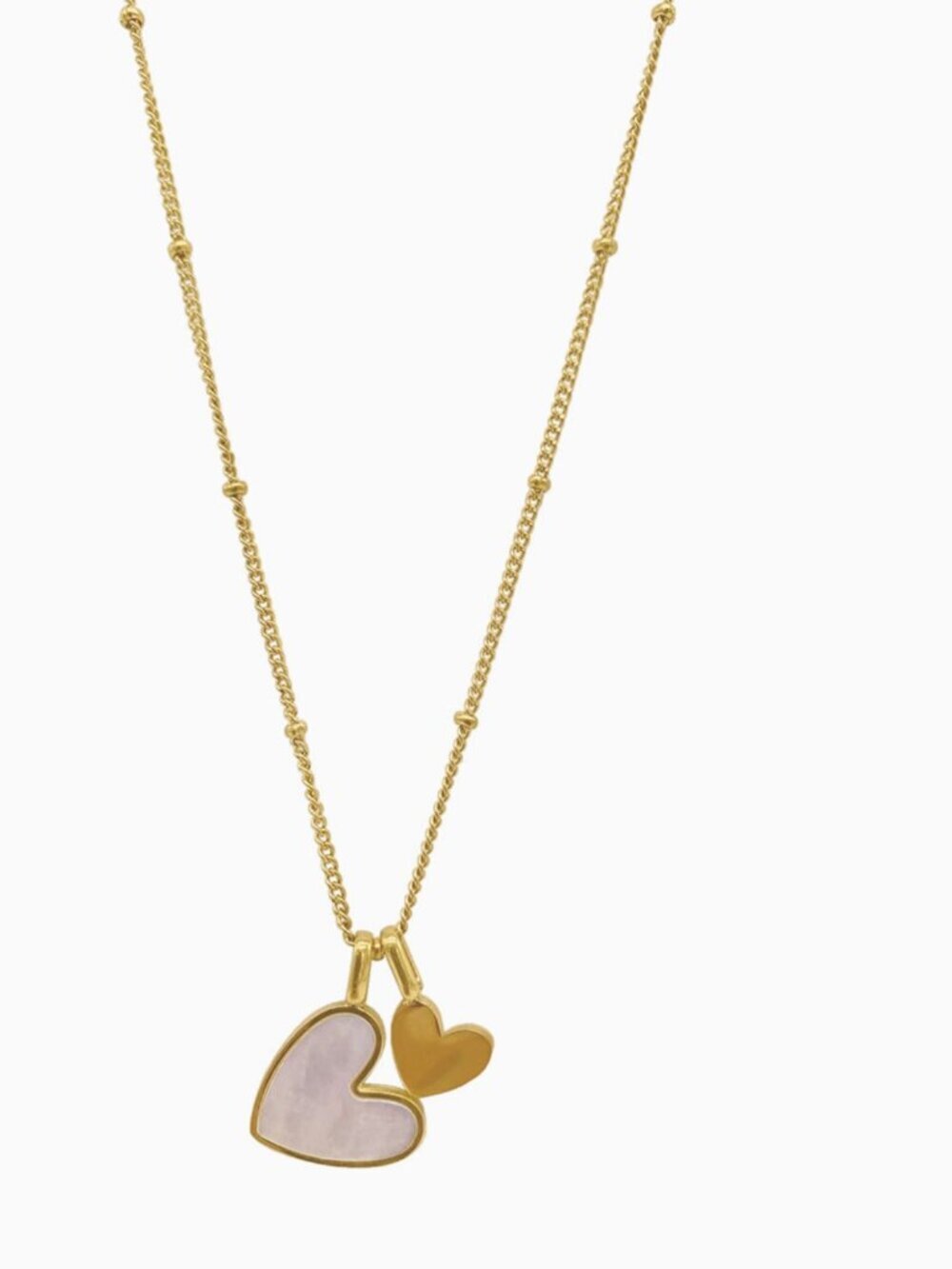 Sweet! Adornia Mother of Pearl Heart Charm Necklace – NWT
